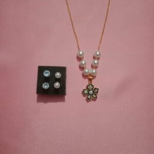 Flower Pearl Jewelry Set